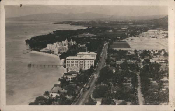 1930's Royal Hawaiian & Moana Hotels Waikiki Honolulu