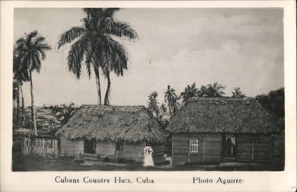 Cubans Country Huts Photo Aguirre
