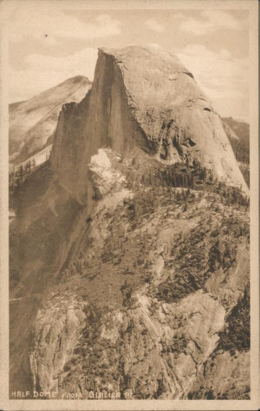 Half Dome from Glacier Point Yosemite National Park California