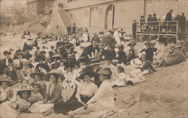 Church (LDS) outing at the Beach Pacific Grove California