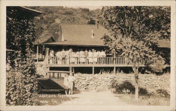 Walters Springs Saint Helena California