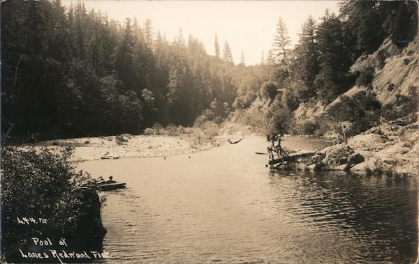 Pool at Lanes Redwood Flat Leggett California