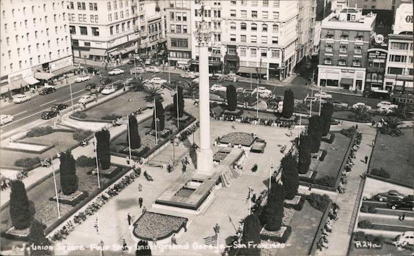 Union Square - Four Story Underground Garage San Francisco California