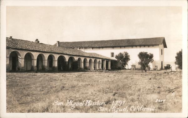 San Miguel Mission, 1797 California