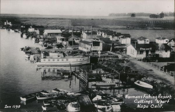 Normans Fishing Resort, Cuttings Wharf Napa California