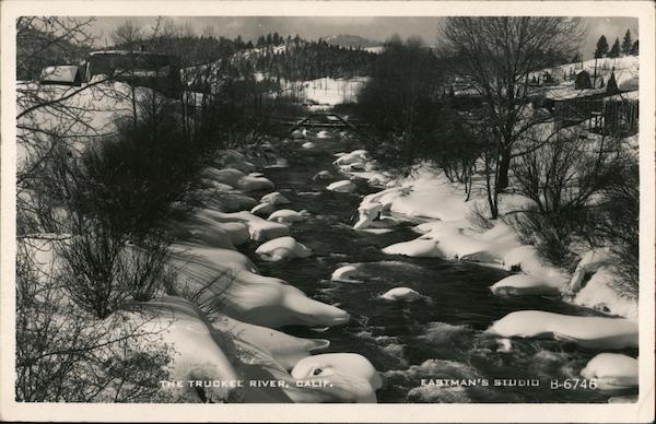 The Truckee River in Winter California