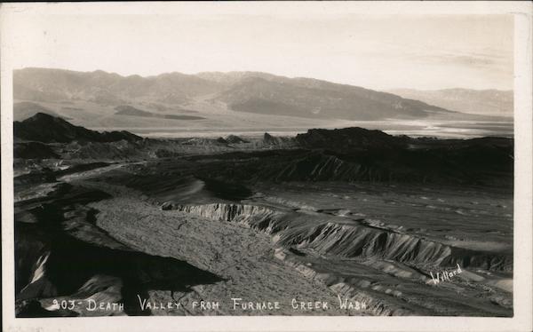 Death Valley from Furnace Creek Wash California Willard