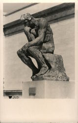 The Thinker by Rodin Postcard