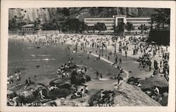 Praia Vermelha - City Beach Rio De Janeiro, Brazil Postcard Postcard Postcard