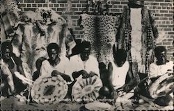 Native Craftsmen at Shapiro's Curio Store Livingstone, Rhodesia Africa Postcard Postcard Postcard