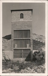 Brick tower in desert Postcard