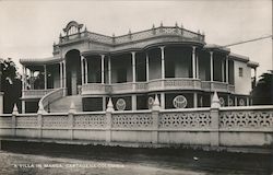 A Villa in Manga Postcard