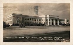 Porterville Union High School and Junior College Postcard