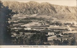 In Beautiful La Canada Valley, Cal. Postcard