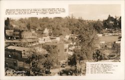 Buildings of Old Auburn with Key Postcard