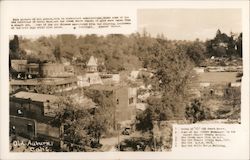 Buildings of Old Auburn with Key California Postcard Postcard Postcard