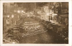 Main Street at Midnight Jackson, CA Postcard Postcard Postcard