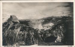 View from Glacier Point Postcard