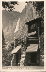 Ahwahnee Hotel and Yosemite Falls Yosemite National Park, CA Postcard Postcard Postcard