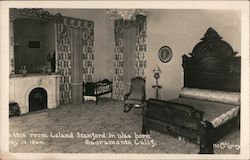 In This Room Leland Stanford Jr. was Born in 1864 Postcard