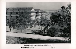 Barracks - Presidio of Monterey Postcard