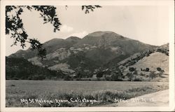 Mt. St. Helena from Calistoga Postcard