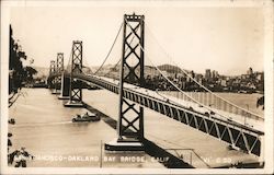 San Francisco-Oakland Bay Bridge Postcard