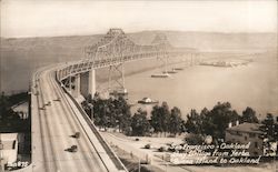 San Francisco-Oakland Bay Bridge from Yerba Buena Island to Oakland California Postcard Postcard Postcard
