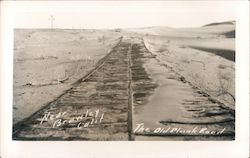 Old Plank Road near Brawley California Postcard Postcard Postcard