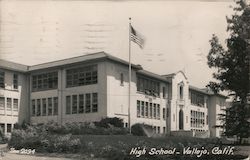 High School Vallejo, CA Postcard Postcard Postcard