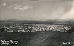 Federal Terrace - Tract Houses Postcard