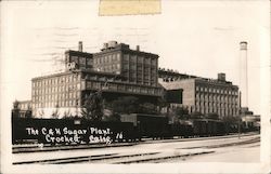 The C & G Sugar plant Crockett, CA Postcard Postcard Postcard