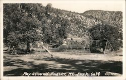 Play ground Frazier Mt. Park Frazier Park, CA Postcard Postcard Postcard
