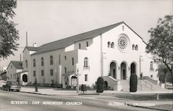 Seventh Day Adventist Church Glendale, CA Postcard Postcard Postcard