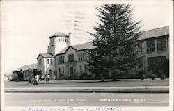 High School at Yuba City, Calif. Postcard