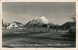 Black Butte near Mt. Shasta City Postcard