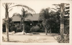 Public Library Building Fullerton, CA Postcard Postcard Postcard