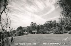 Will Rogers Ranch Home Postcard