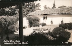 Coffee Shop Patio, Veterans Home of California Postcard