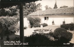 Coffee Shop Patio, Veterans Home of California Yountville, CA Postcard Postcard Postcard