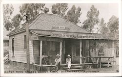 Ghost Town Justice of the Peace Postcard