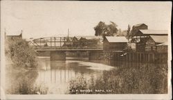 Southern Pacific Bridge Napa, CA Postcard Postcard Postcard