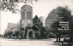 Methodist Episcopal Church Napa, CA Postcard Postcard Postcard