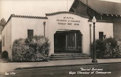 Tourist Bureau, Napa Chamber of Commerce California Postcard Postcard Postcard