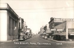 Main Street Napa, CA Postcard Postcard Postcard