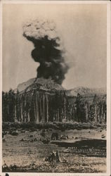 Mt. Lassen Eruption, 1914 Susanville, CA Postcard Postcard Postcard