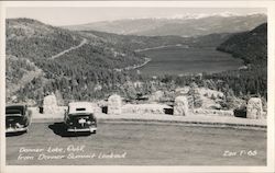 Donner Lake from Donner Summit Lookout Postcard