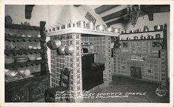 Kitchen, Death Valley Scotty's Castle Postcard