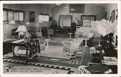 Lobby Stovepipe Wells Hotel Postcard
