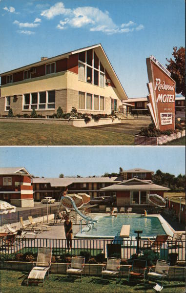 Redwood Motel and Coffee Shop, pool South Burlington Vermont